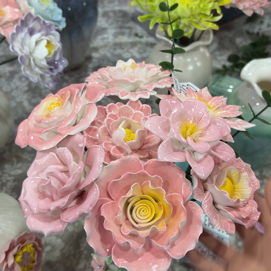 1830 陶瓷花拍满20元发货退款拉黑