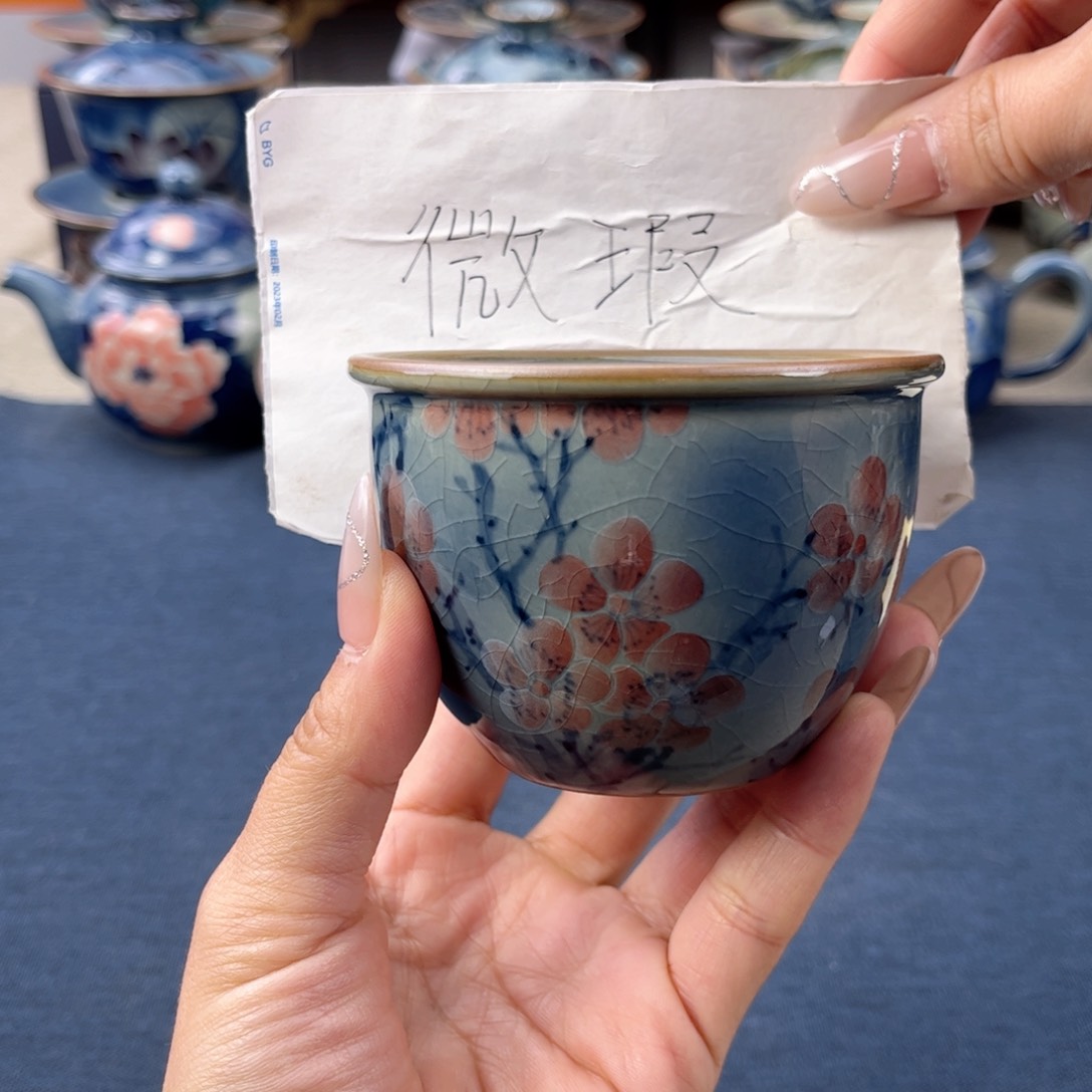 杯景德镇手绘手绘茶具