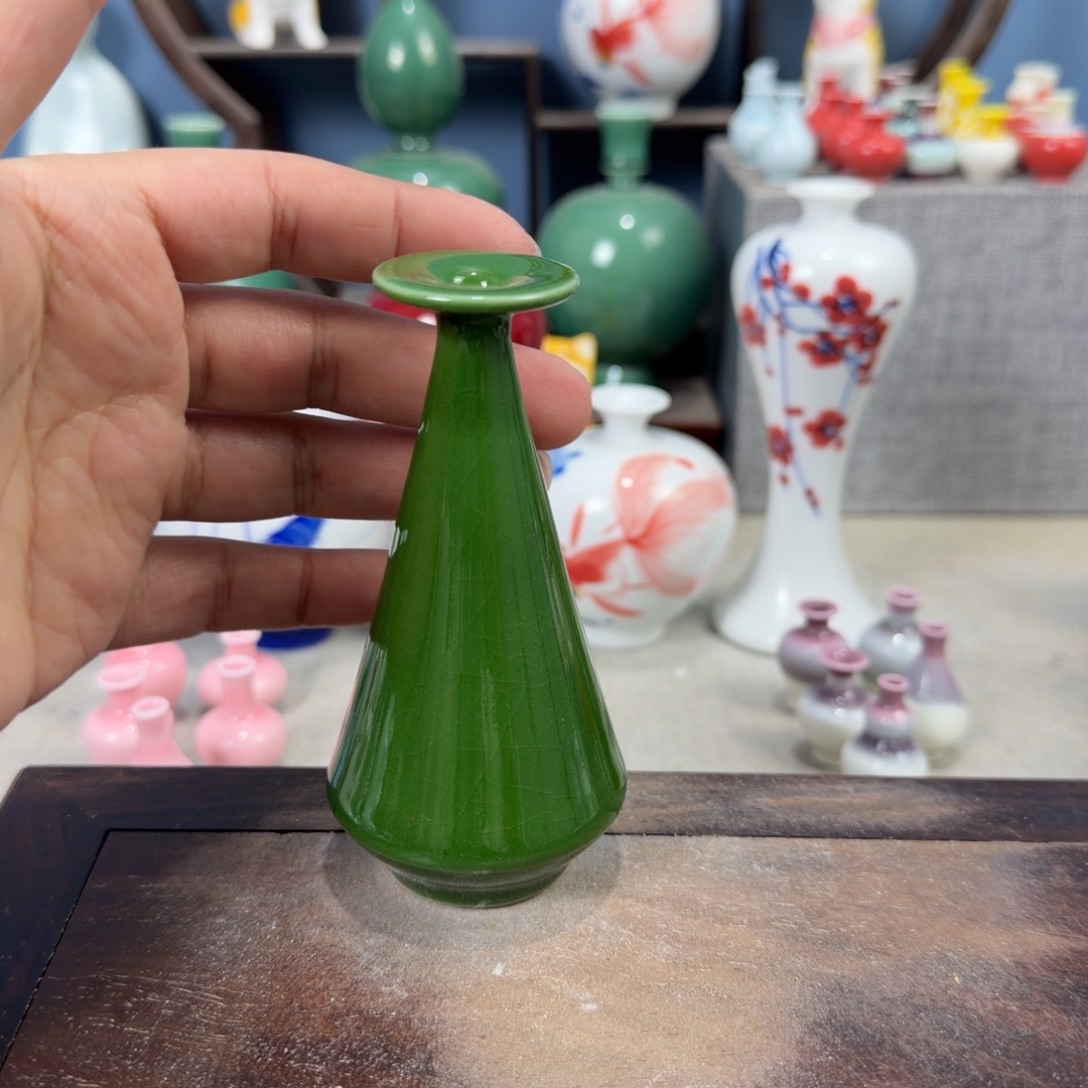 陶瓷手工小花器摆件