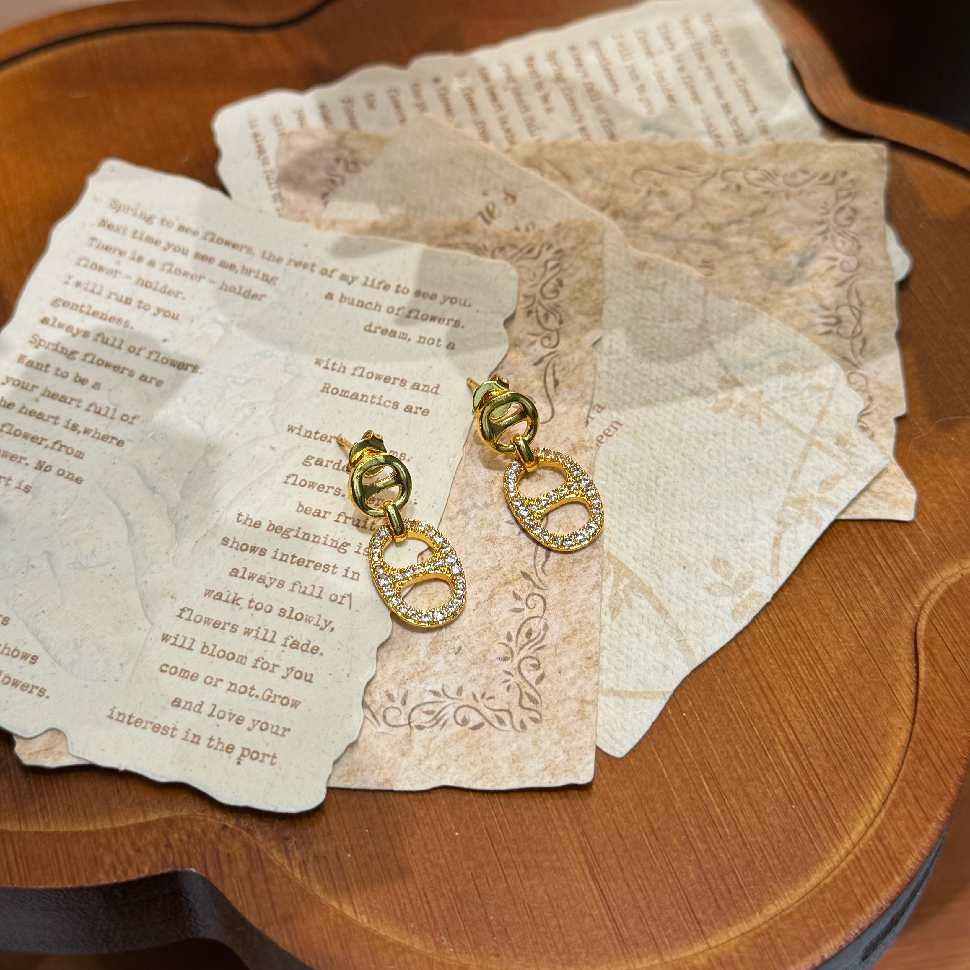 MEINAHUI/猪鼻子耳钉E00104