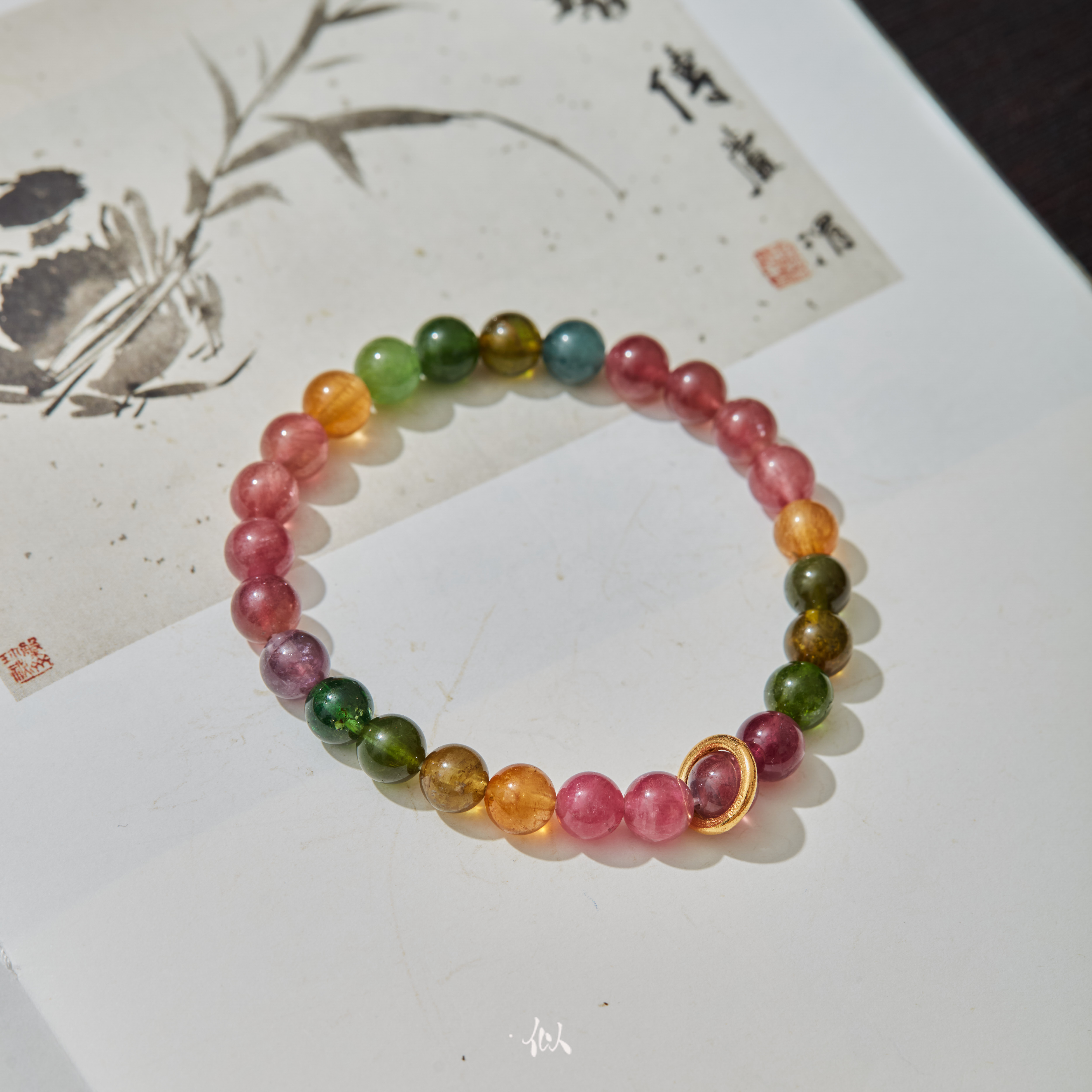 【今夏】·似梓珠宝· 18K碧玺手串  XYGD273943-C