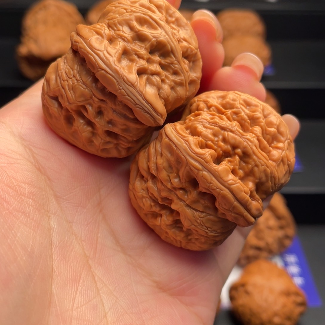 文玩核桃把件44元宝全品