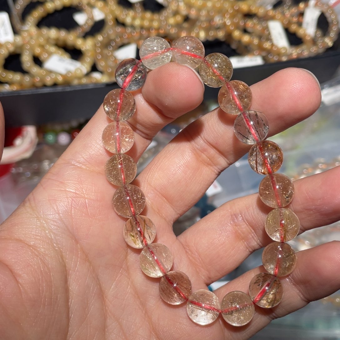 水晶手链未镶嵌丸*手链