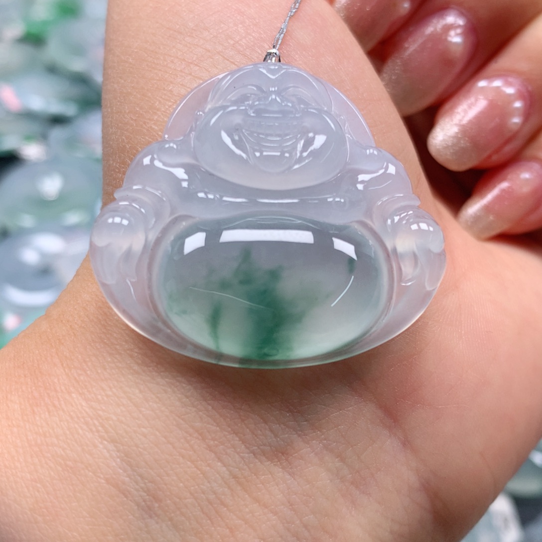 翡翠颈饰未镶嵌天然翡翠