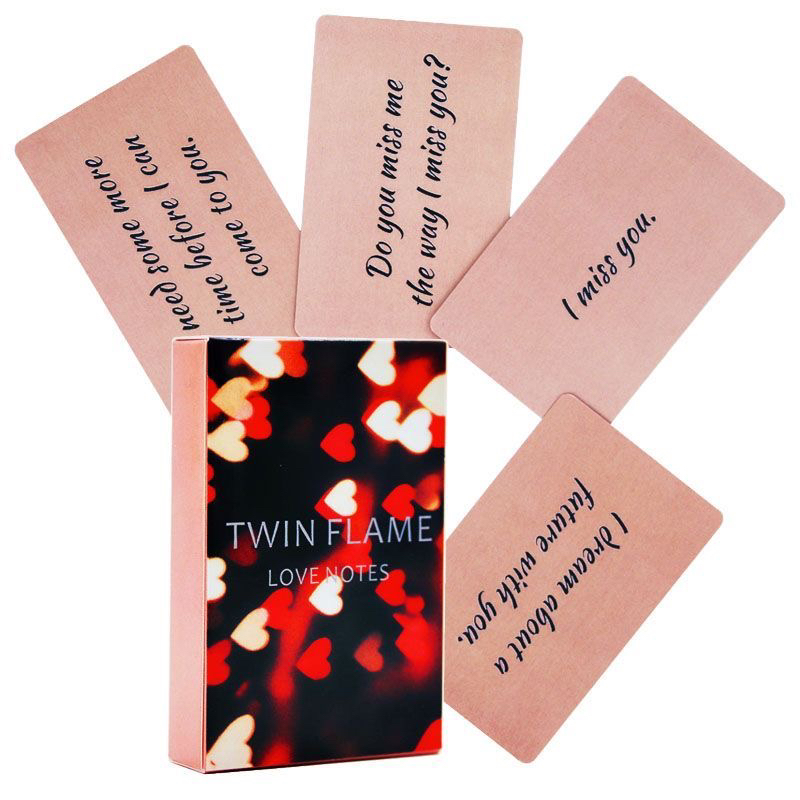 双生火焰神谕卡 Twin Flame 爱的小纸条 45张 浪漫笔记卡牌