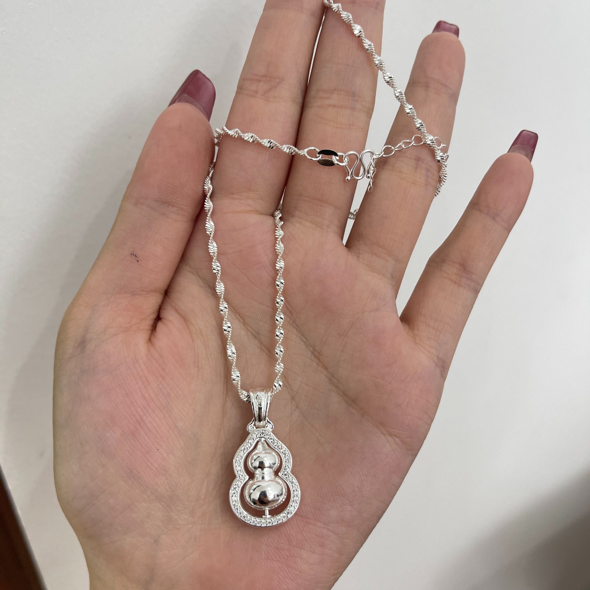 足银手镯 B19古法传统工艺手镯手链经典百搭手工时尚复古