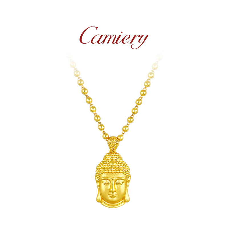 《中诚专属》CAMIERY 新中式轻奢佛头项链时尚精工百搭