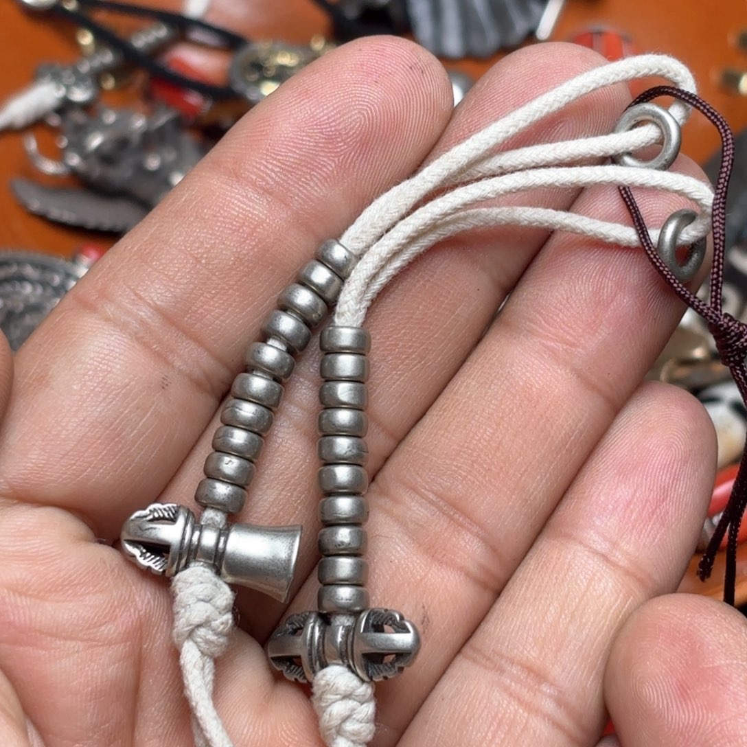 铜星月菩提挂件菩提