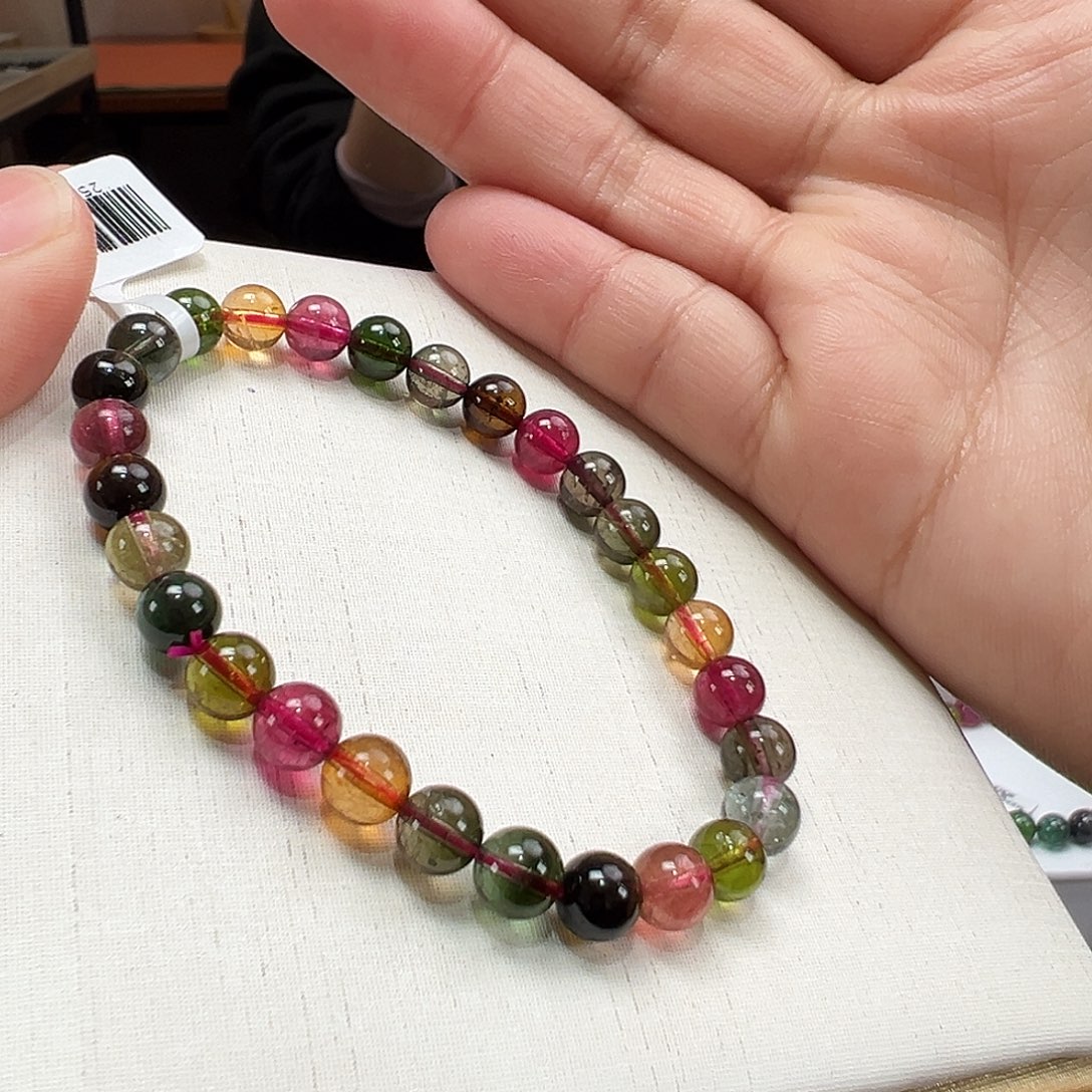 手串碧玺未镶嵌6mmmmmm