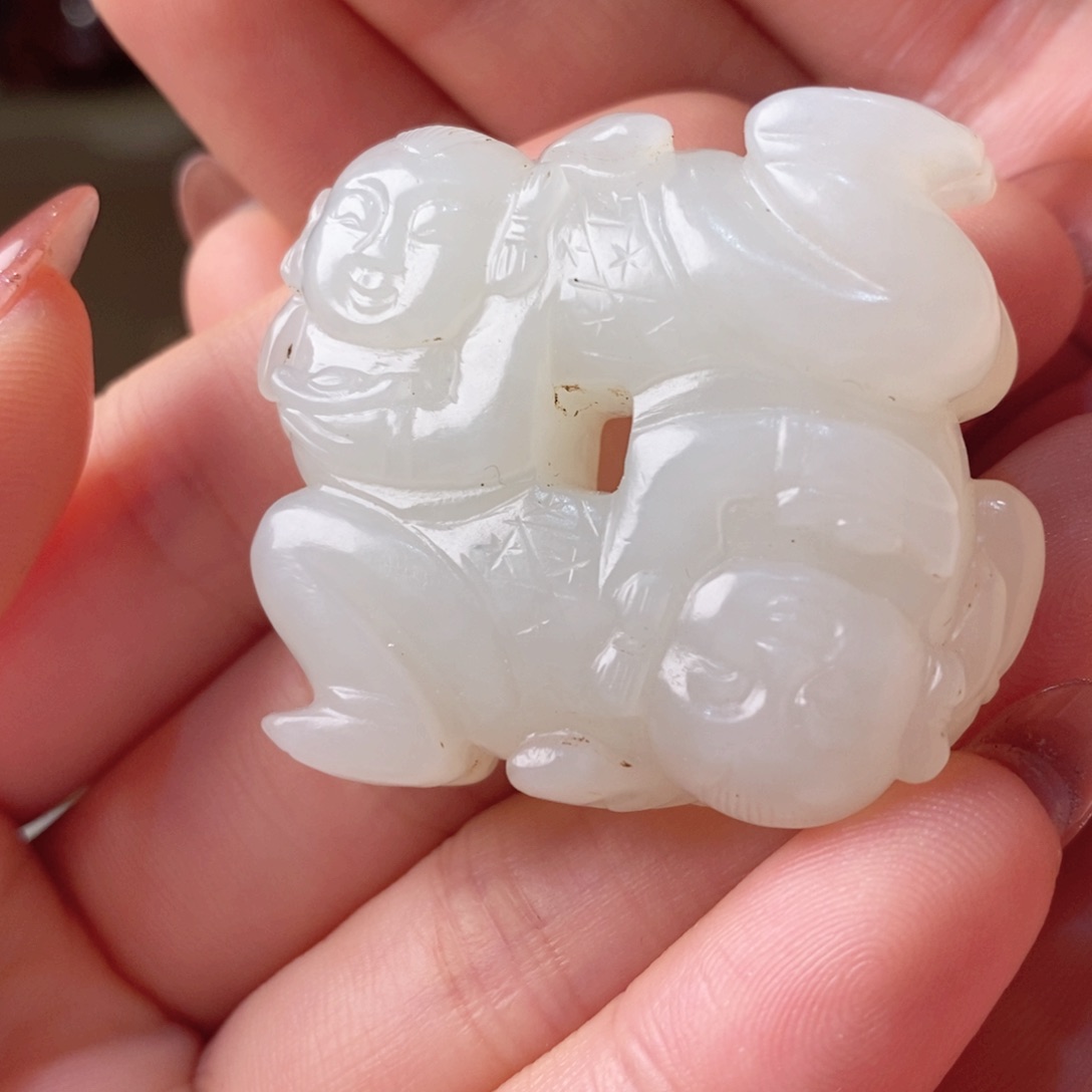 和田玉颈饰未镶嵌源