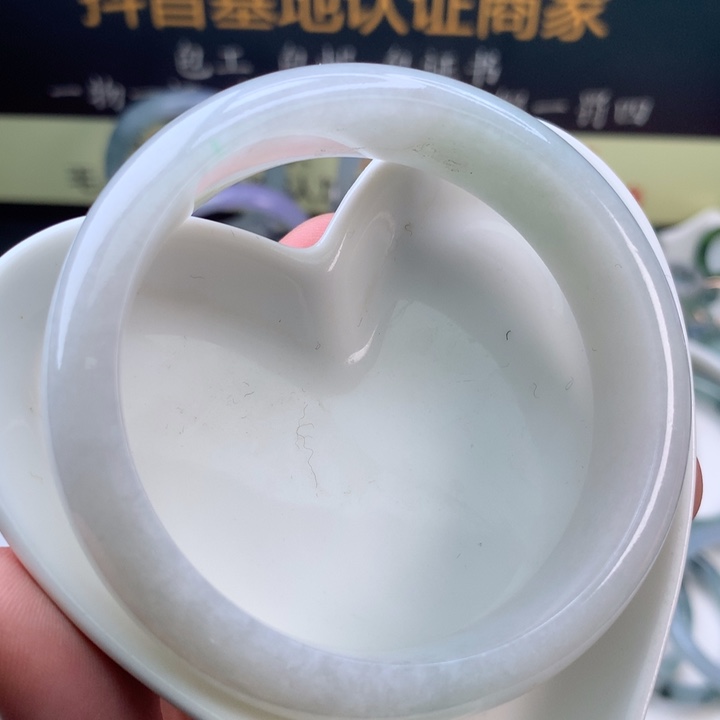 【闪购商品】未镶嵌定制翡翠58、59宽版轮胎正圈