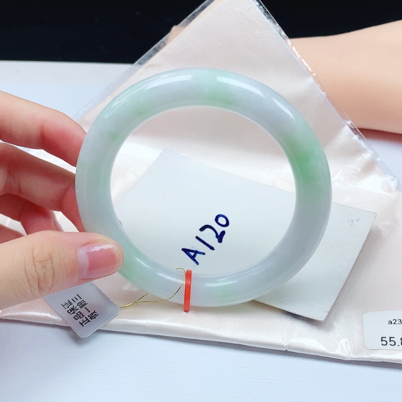 【闪购商品】翡翠手镯（圆镯）未镶嵌天然缅甸a货手镯55+