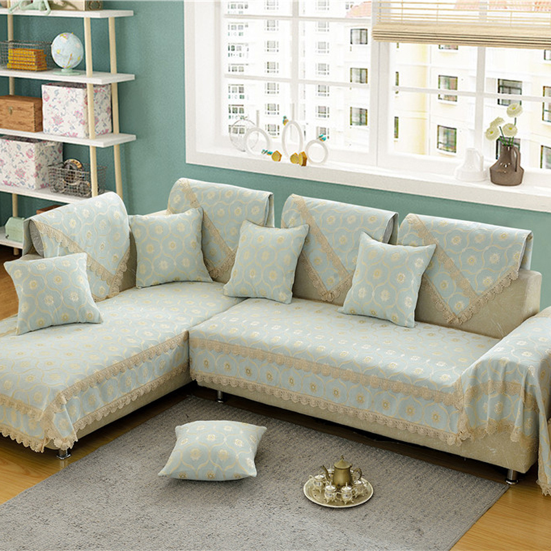 欧式沙发垫三件套（颜色随机）