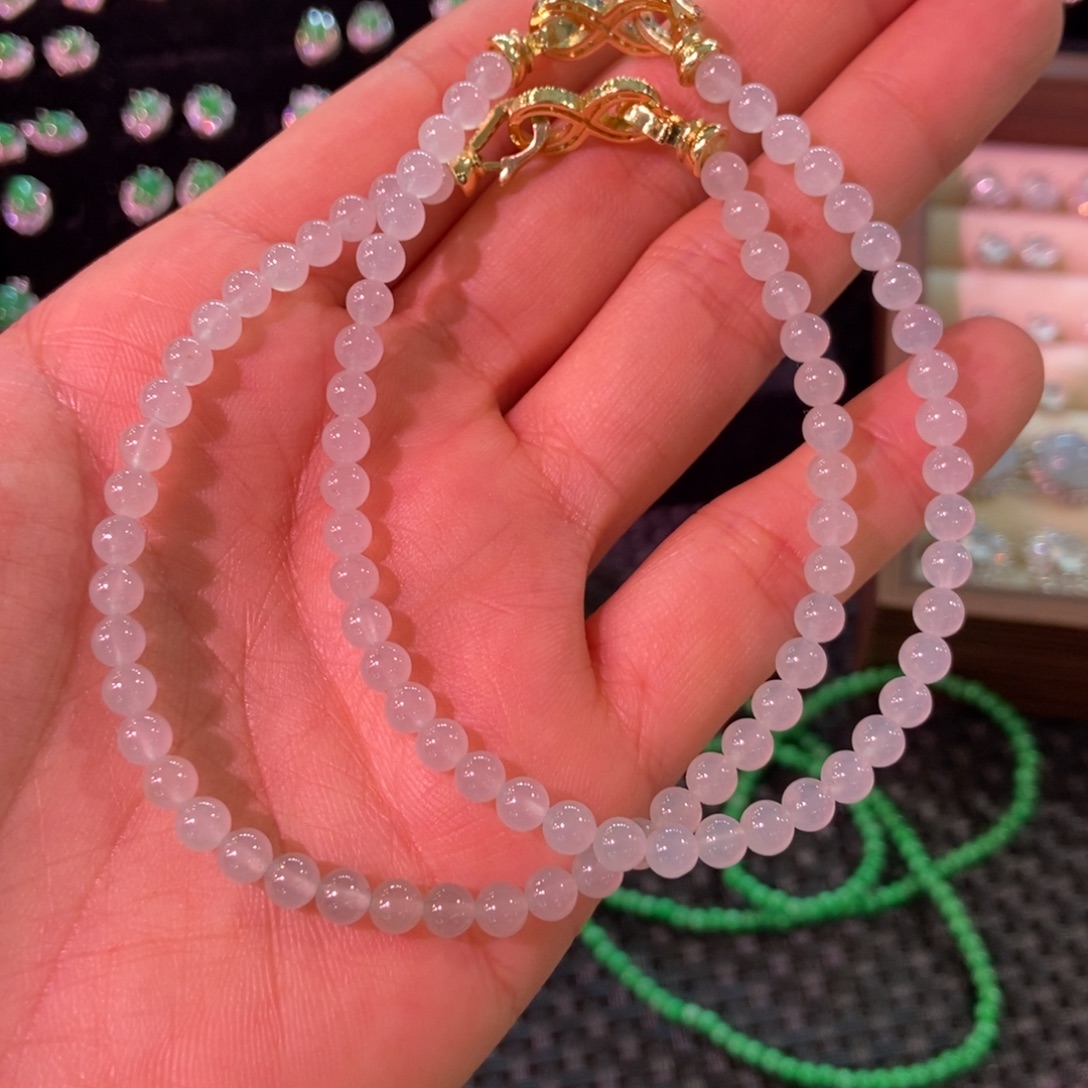 翡翠散珠天然缅甸珠串 多样性发货