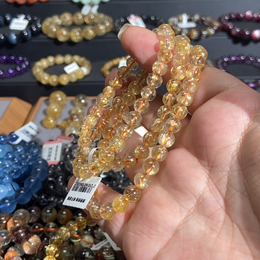 水晶手链未镶嵌三圈