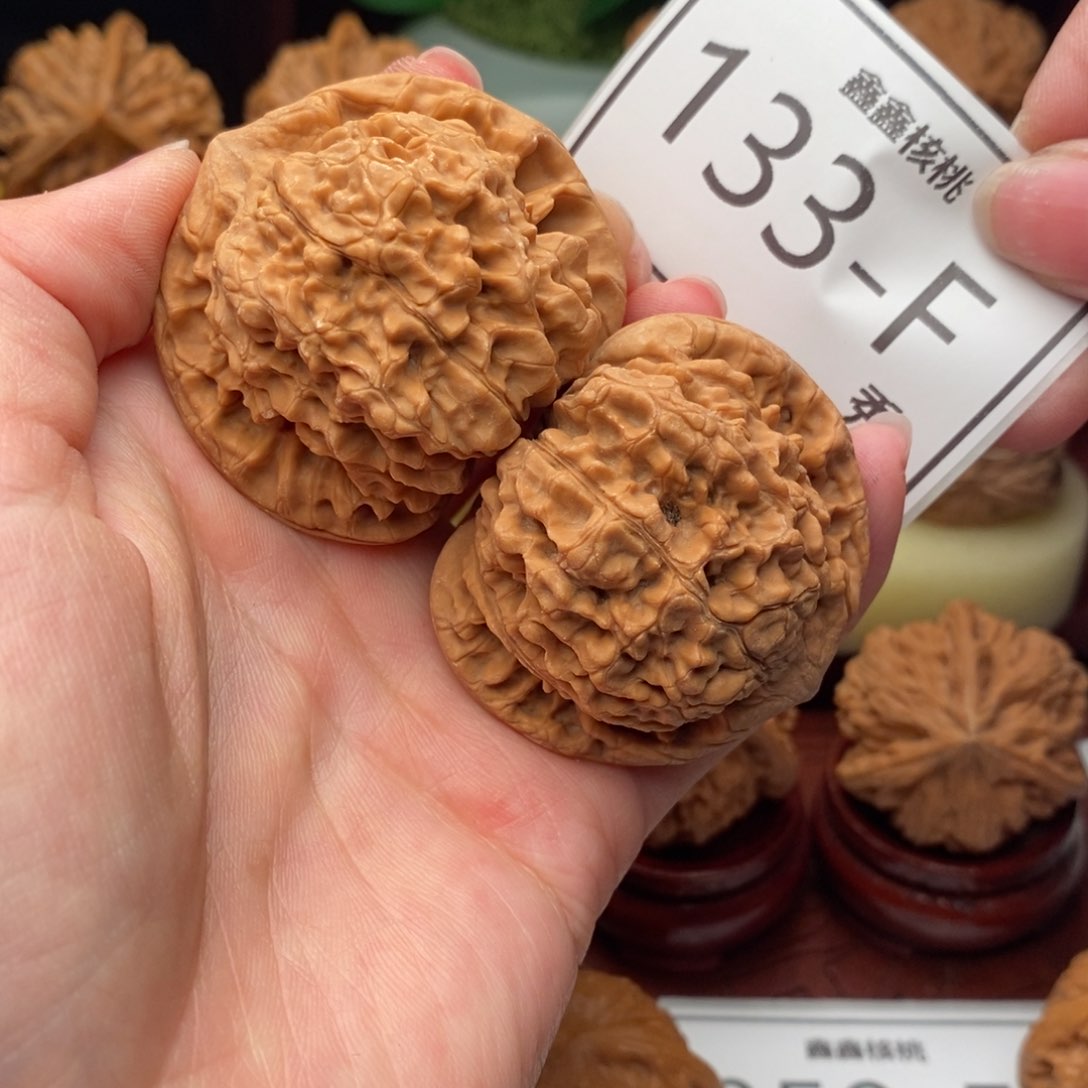 文玩核桃把件官帽47