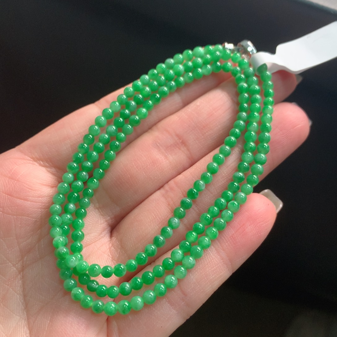 翡翠项链未镶嵌项链