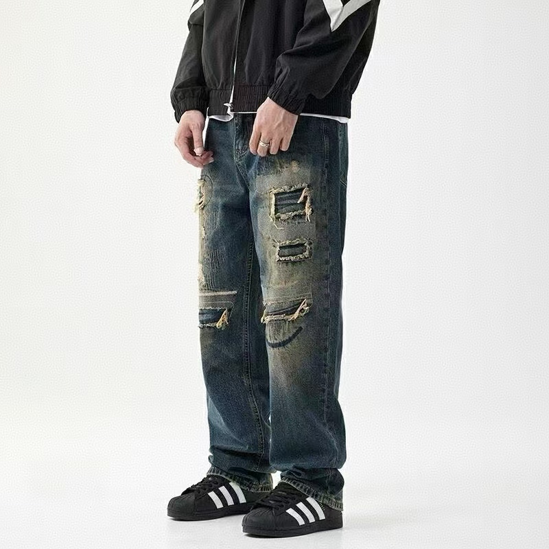 KIKI 宽松直筒牛仔裤·7