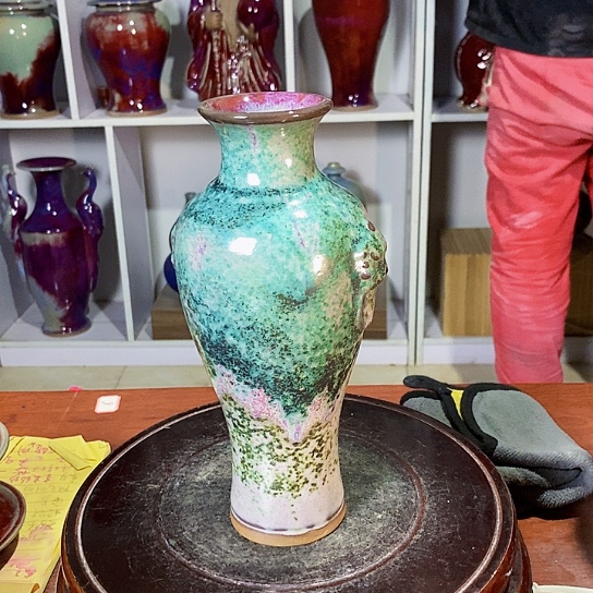 摆件尚峰钧窑作品新疆不包邮