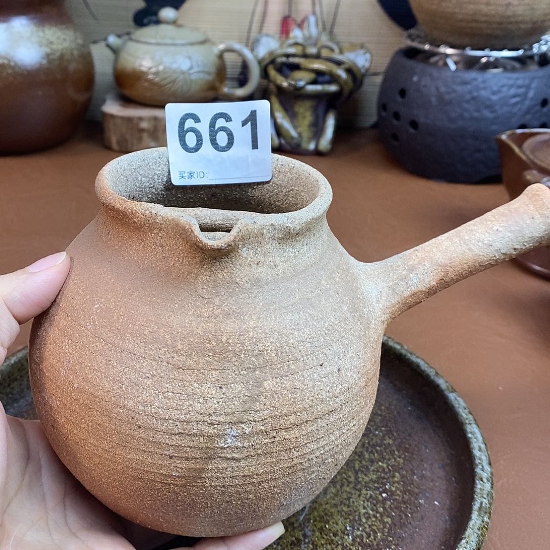 壶柴烧粗陶烤茶罐一物一拍700