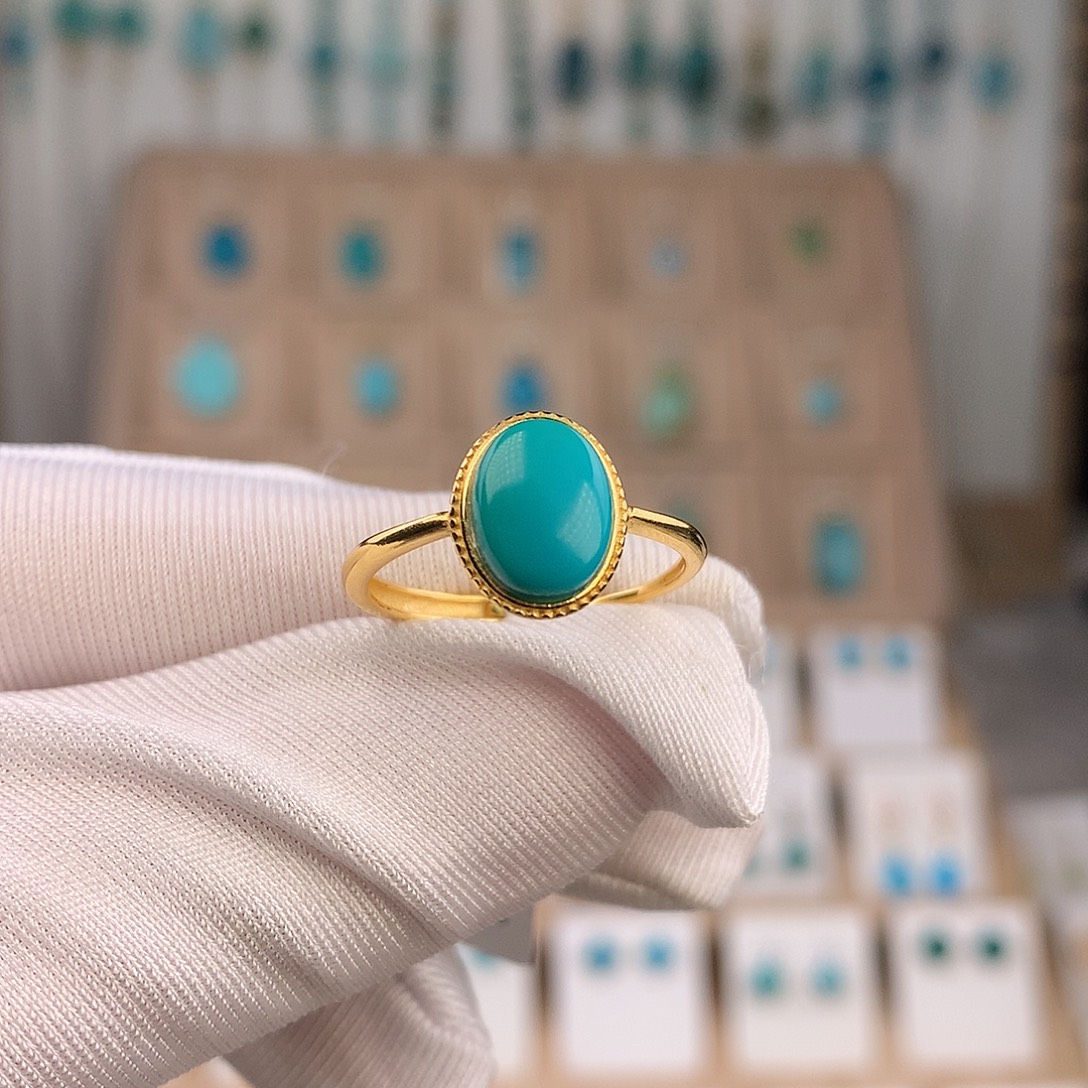 绿松石未镶嵌戒指