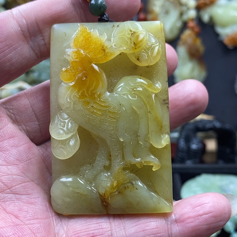 【闪购商品】蛇纹石玉吊坠未镶嵌