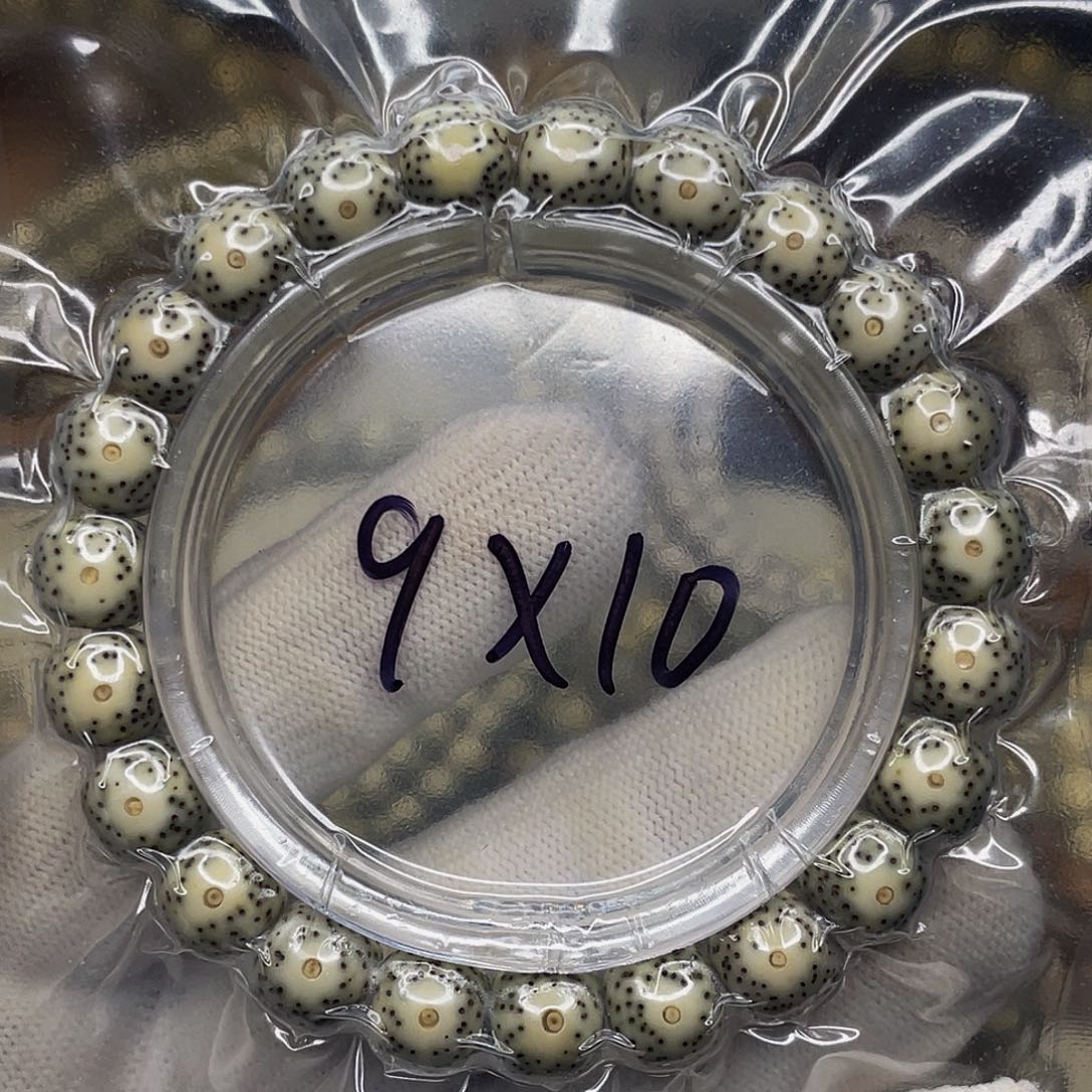 星月菩提吊坠9x10青花黄金瞳