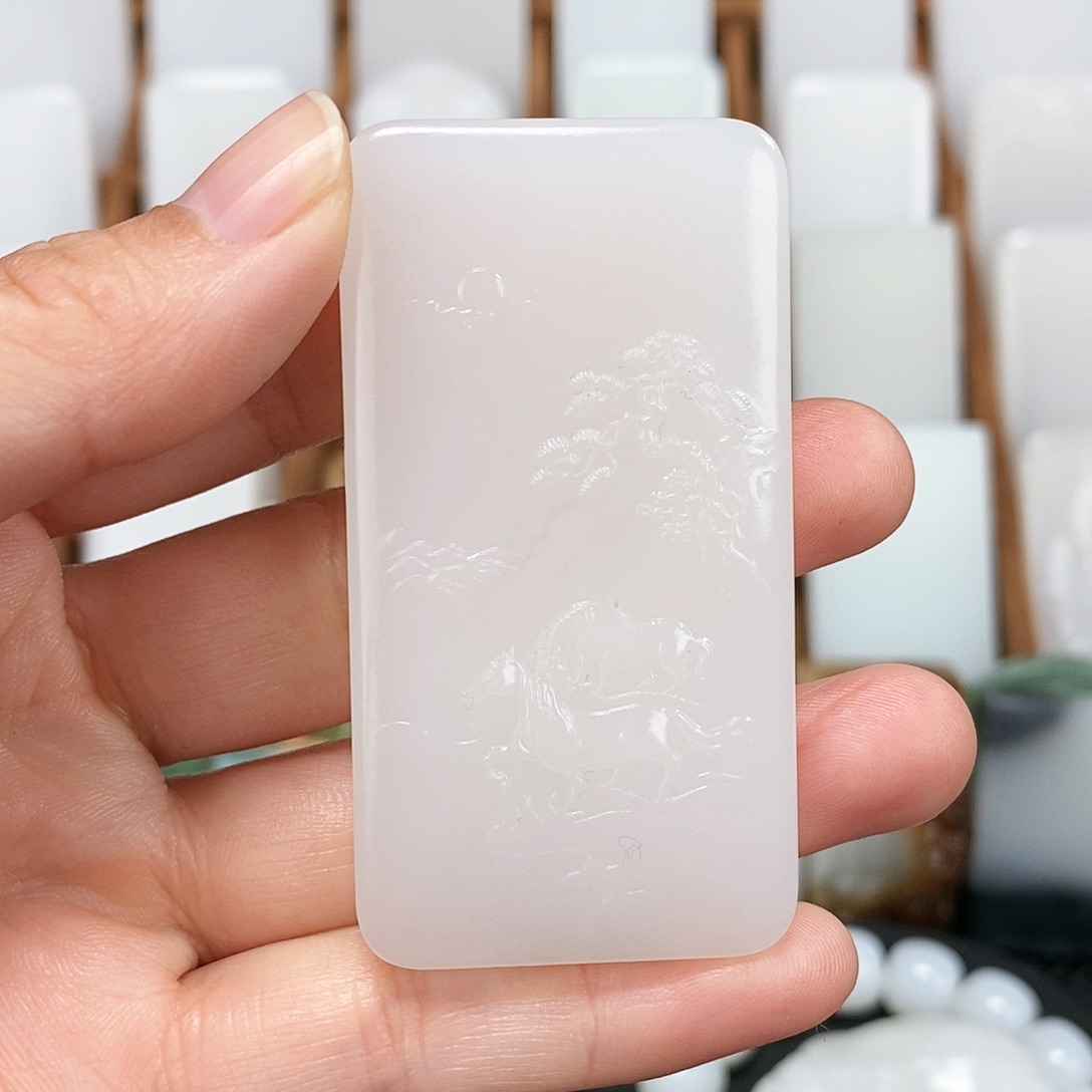 和田玉颈饰未镶嵌