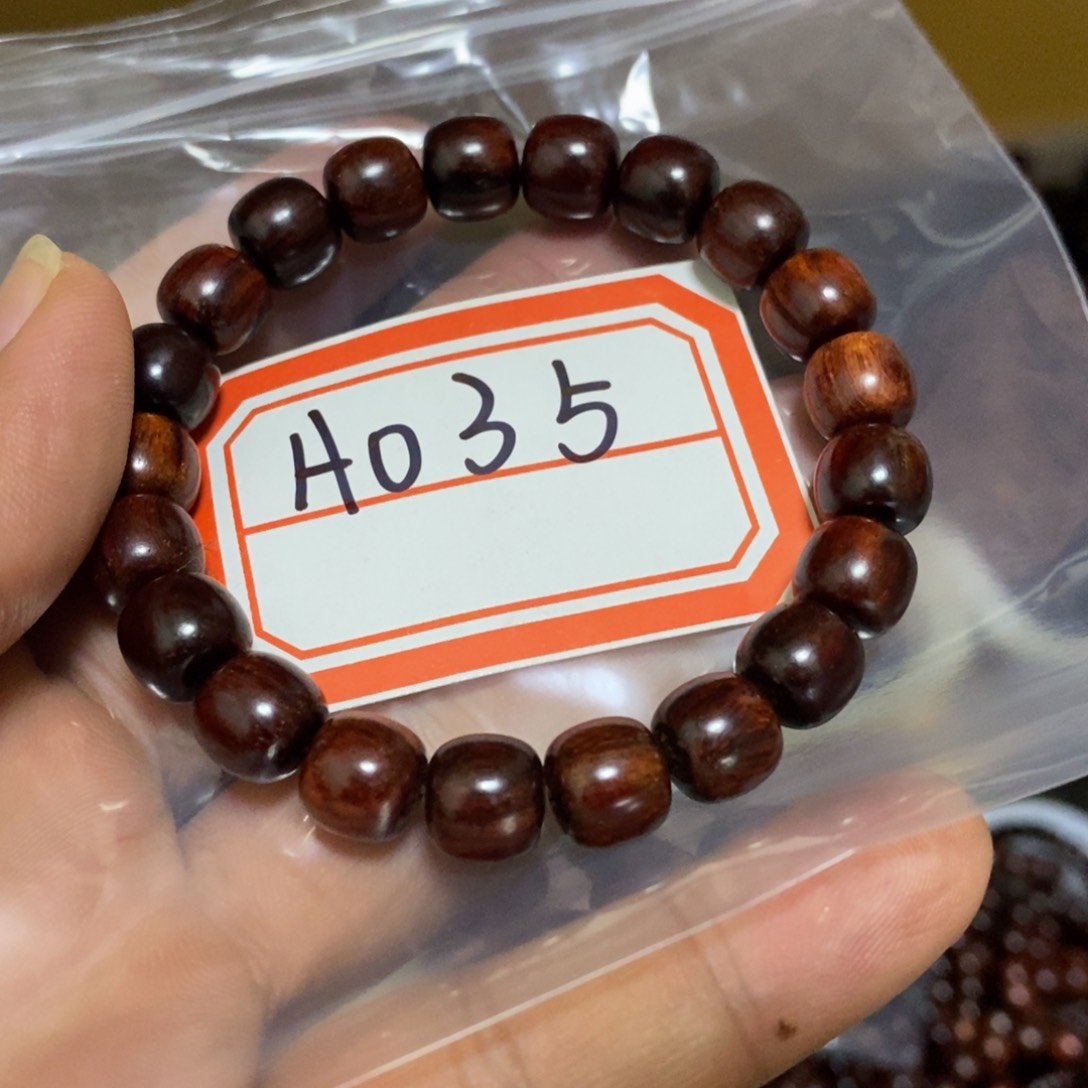 檀香紫檀（小叶紫檀）手串/手链瑕疵串