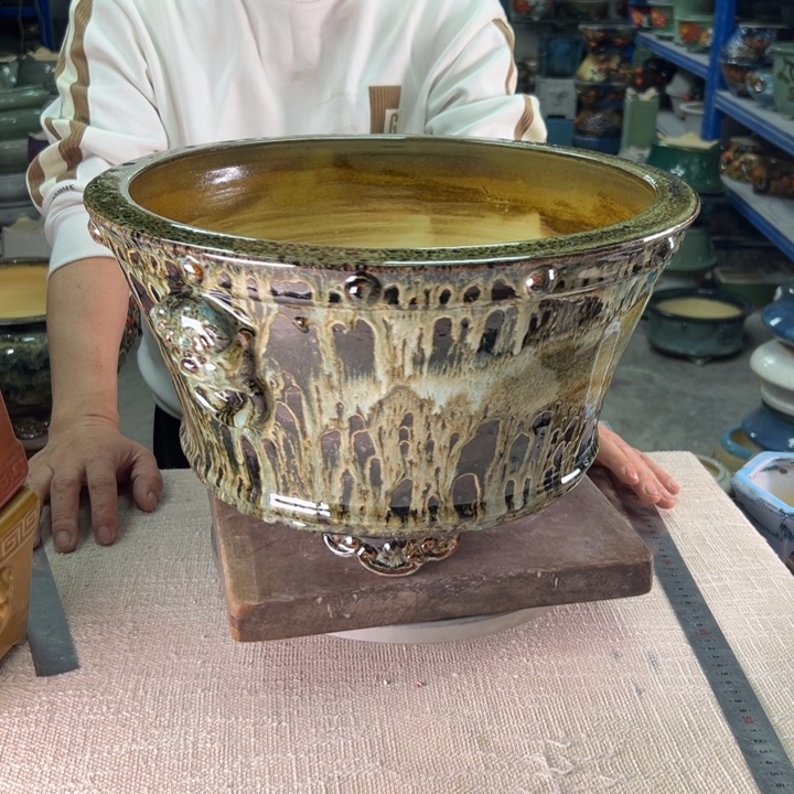 泳坤堂石湾盆陶瓷