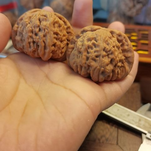 猴头核桃吊坠43闷白