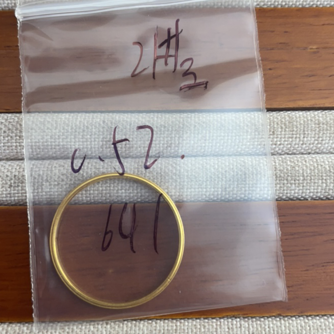 克重0.52 21号 三生三世戒指 足金999