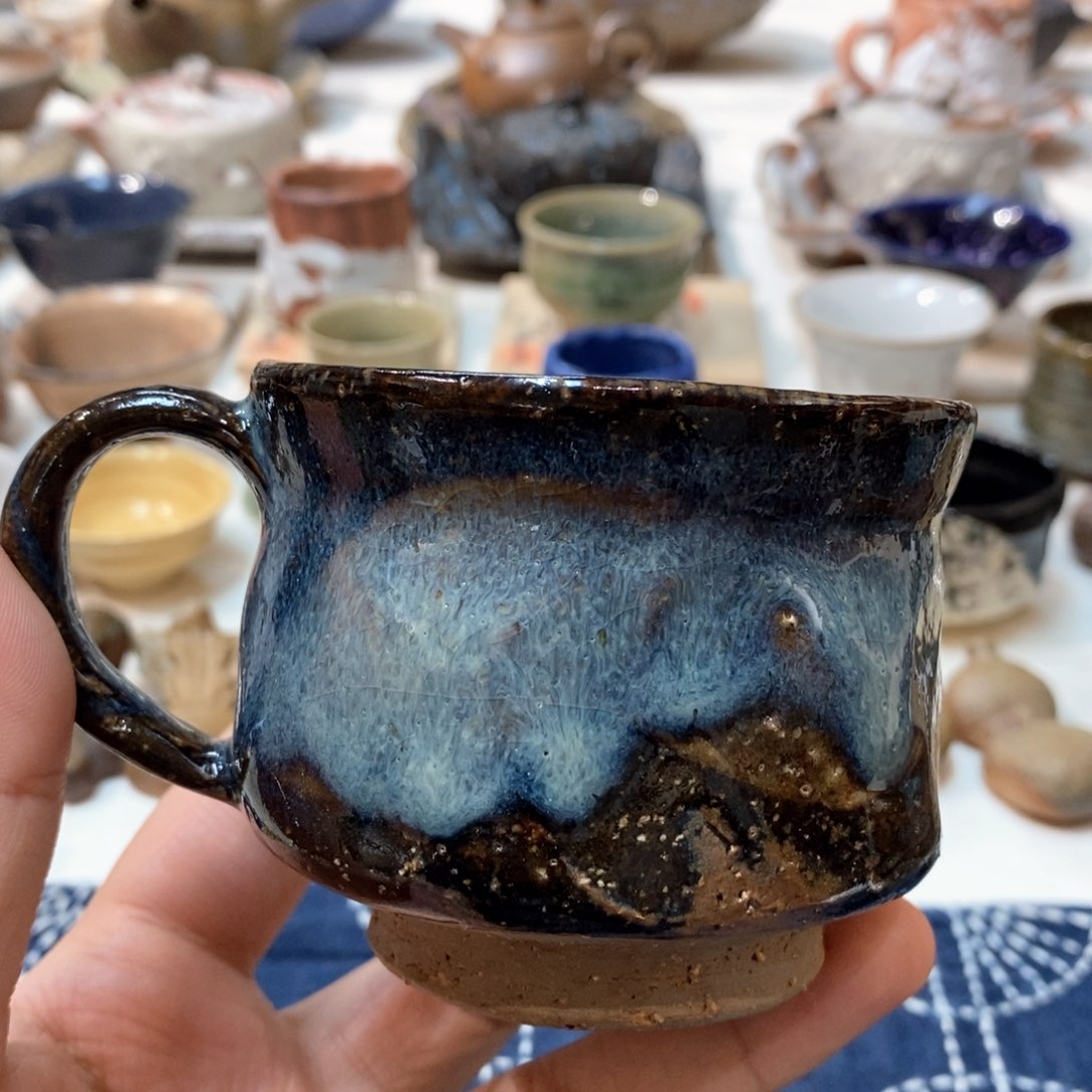 柴烧侘寂粗陶茶具