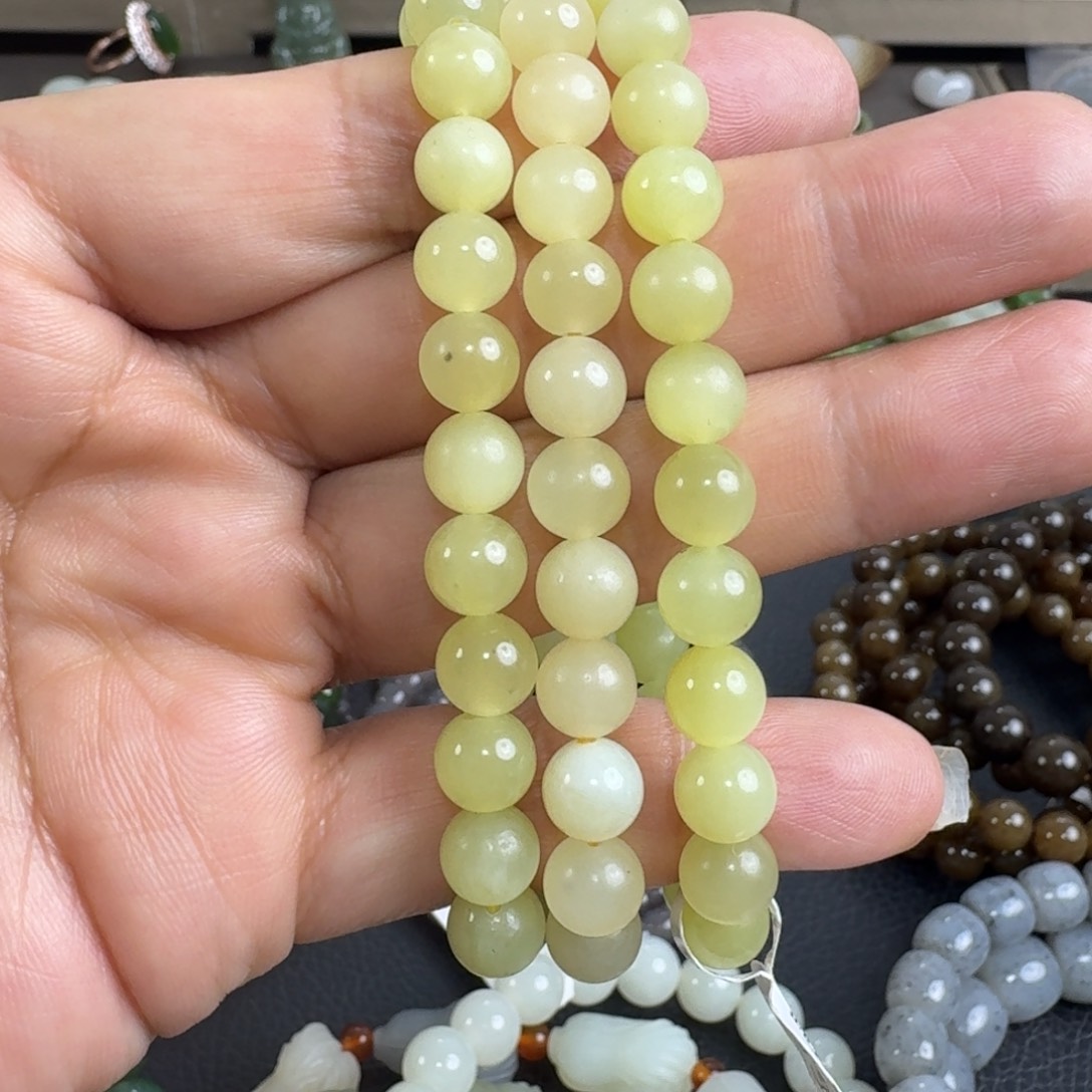 未镶嵌手串和田玉