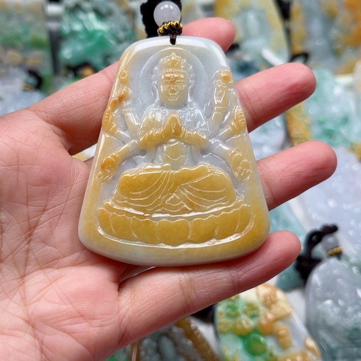 用***华翡翠未镶嵌吊坠(不含链)挂件