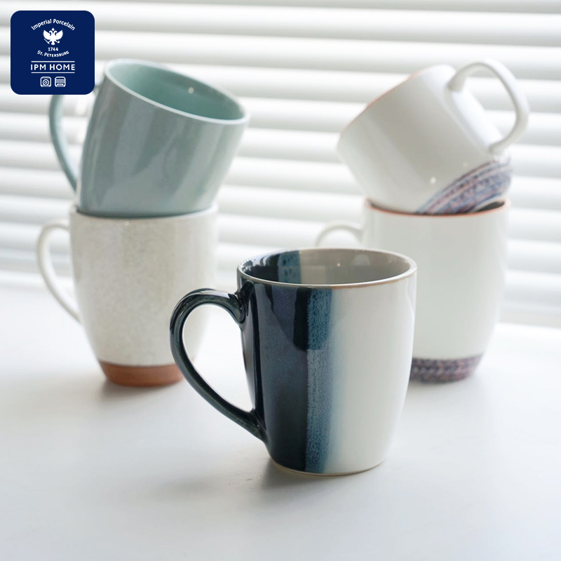 IPM HOME俄皇陶瓷LAND ART茶咖啡杯马克杯高级感家用杯子办公室