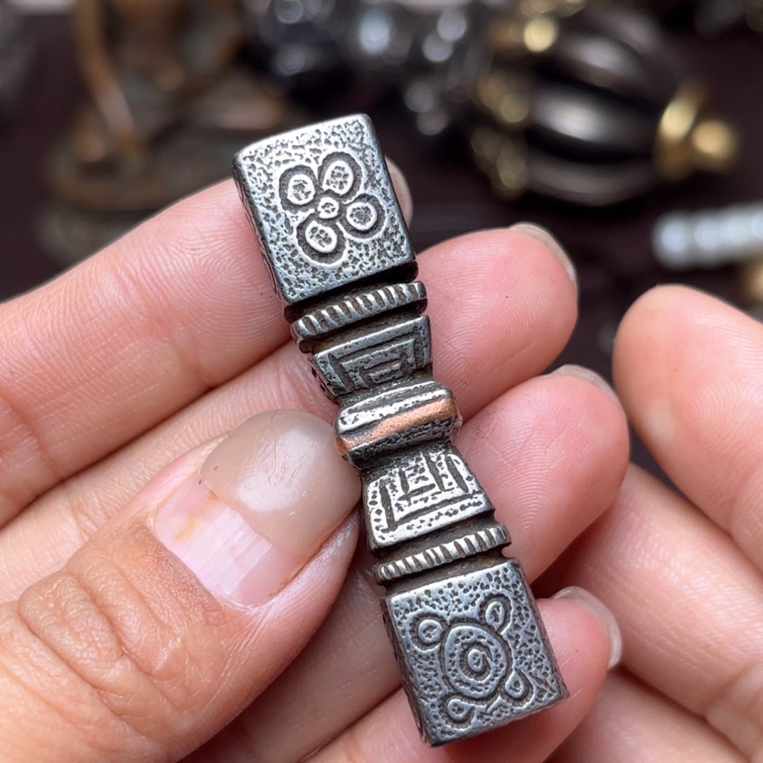 铜星月菩提吊坠项链