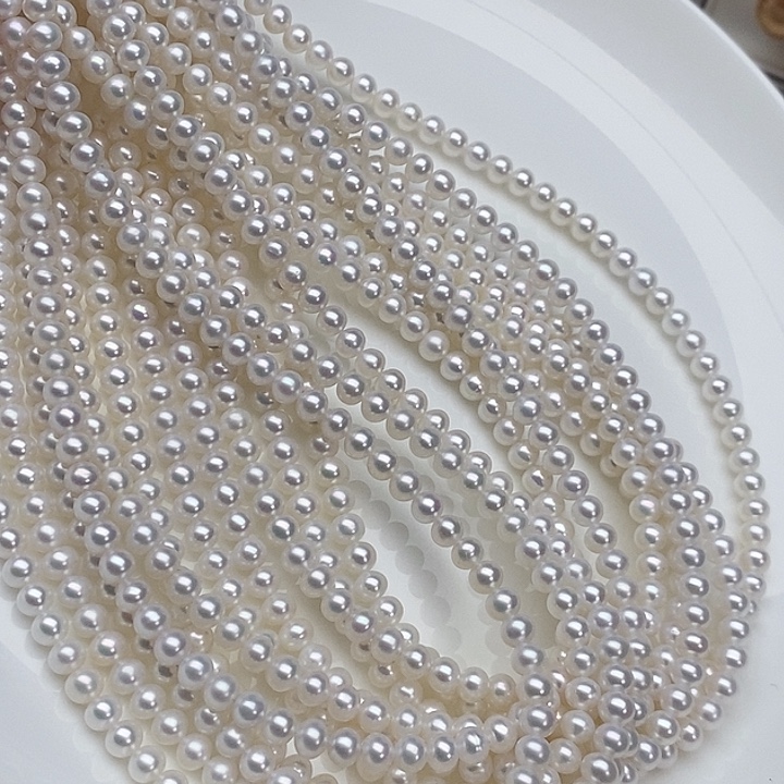 颈饰银S925镶嵌淡水珍珠