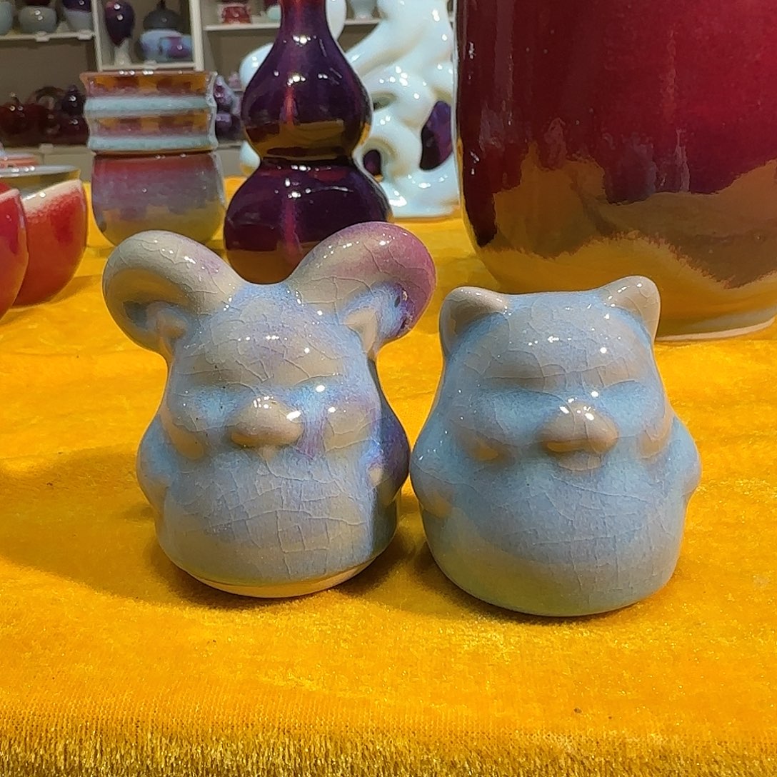 陶摆件郑家钧窑摆件