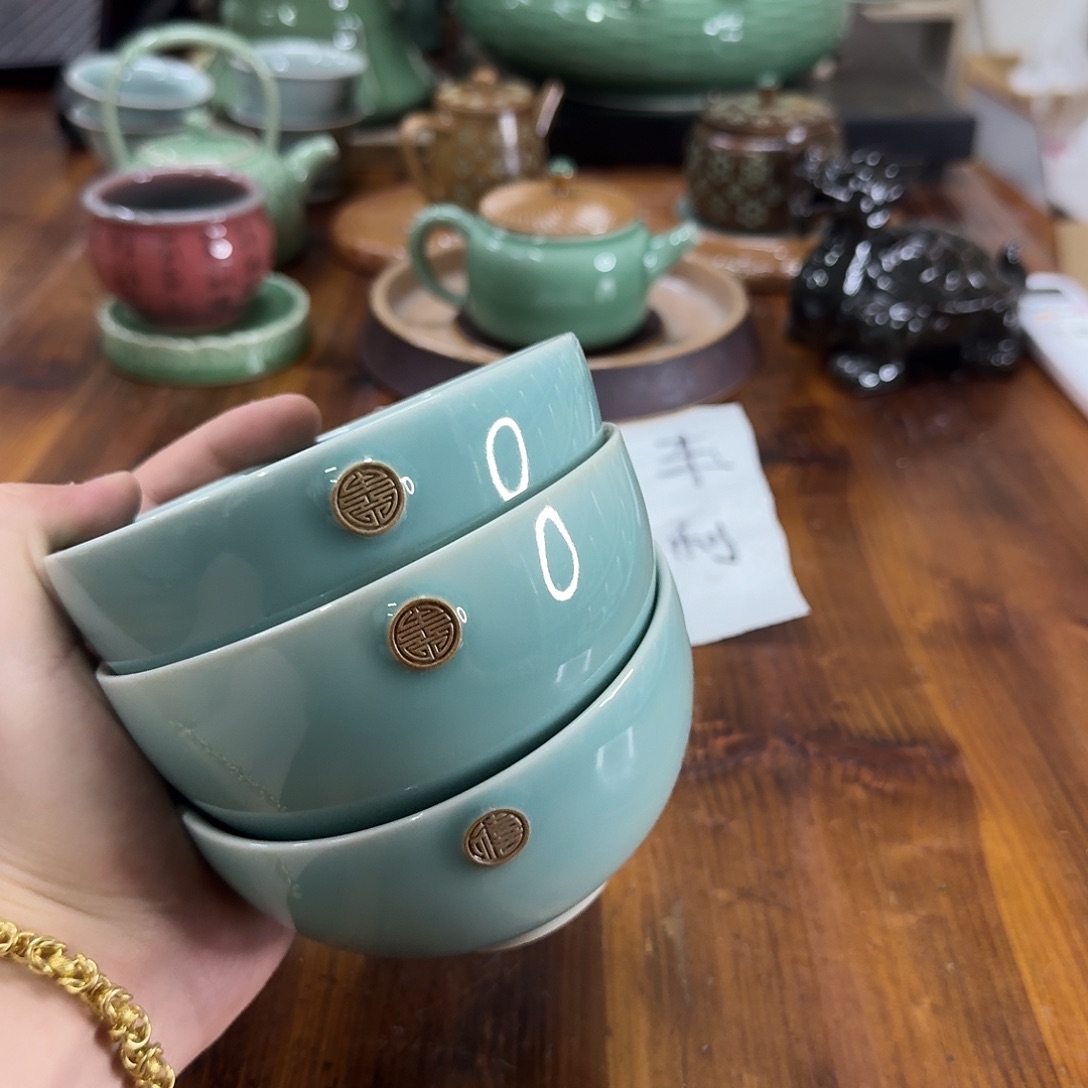 小仲青瓷茶器微瑕7299
