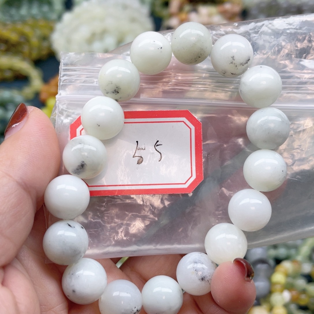 未镶嵌蛇纹石玉手串