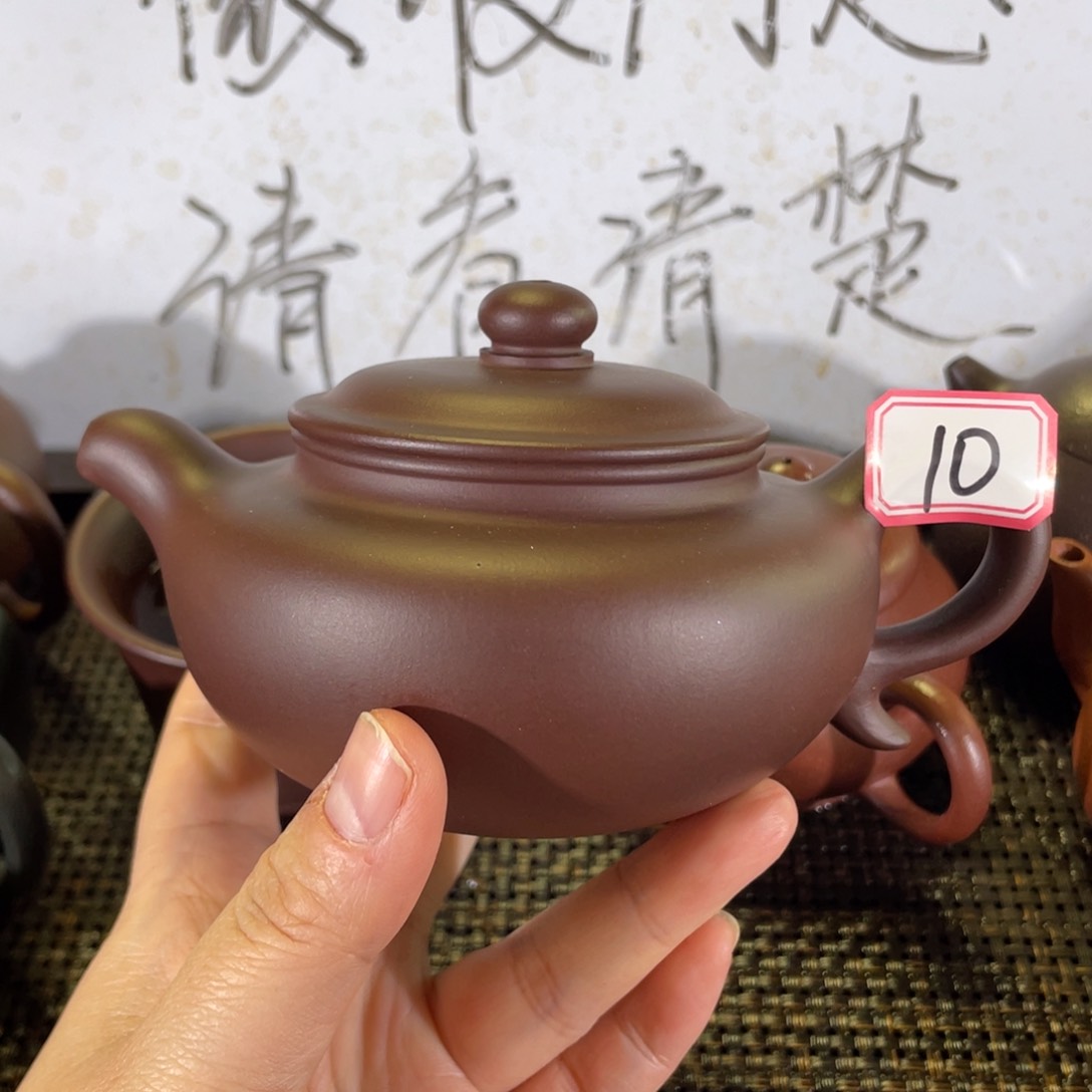 紫砂茶壶仿古微瑕