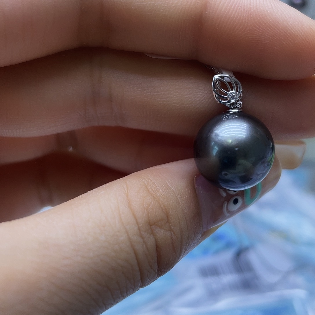 海水珍珠18K金镶嵌颈饰