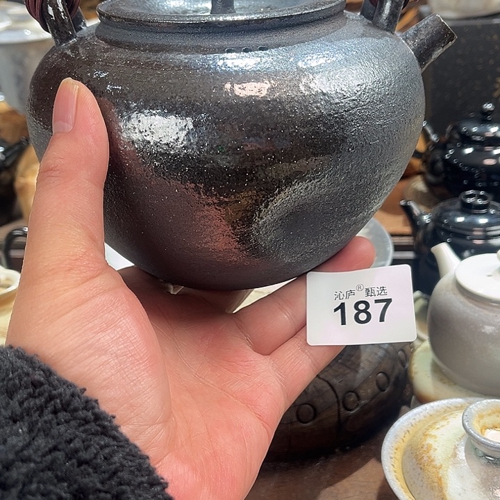 时***人沁庐柴窑古法柴烧全手工茶具