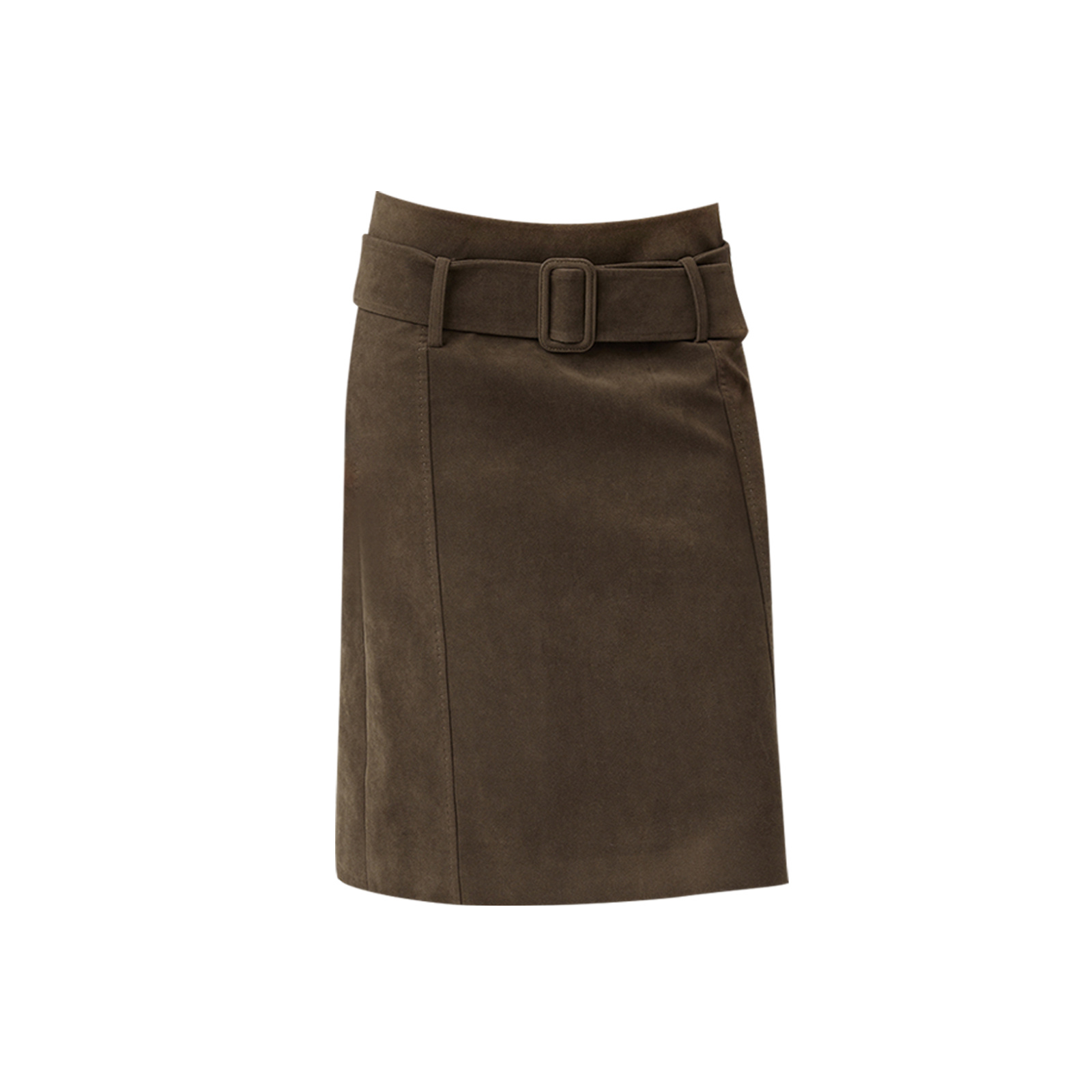 美式复古百搭腰带中长裙女秋季新款高级感气质包臀显瘦半身裙