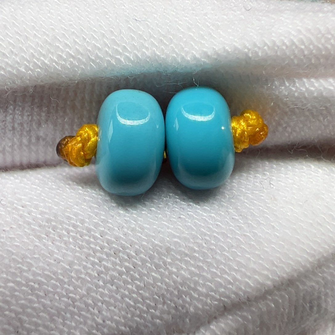 绿松石未镶嵌配饰直径6.5