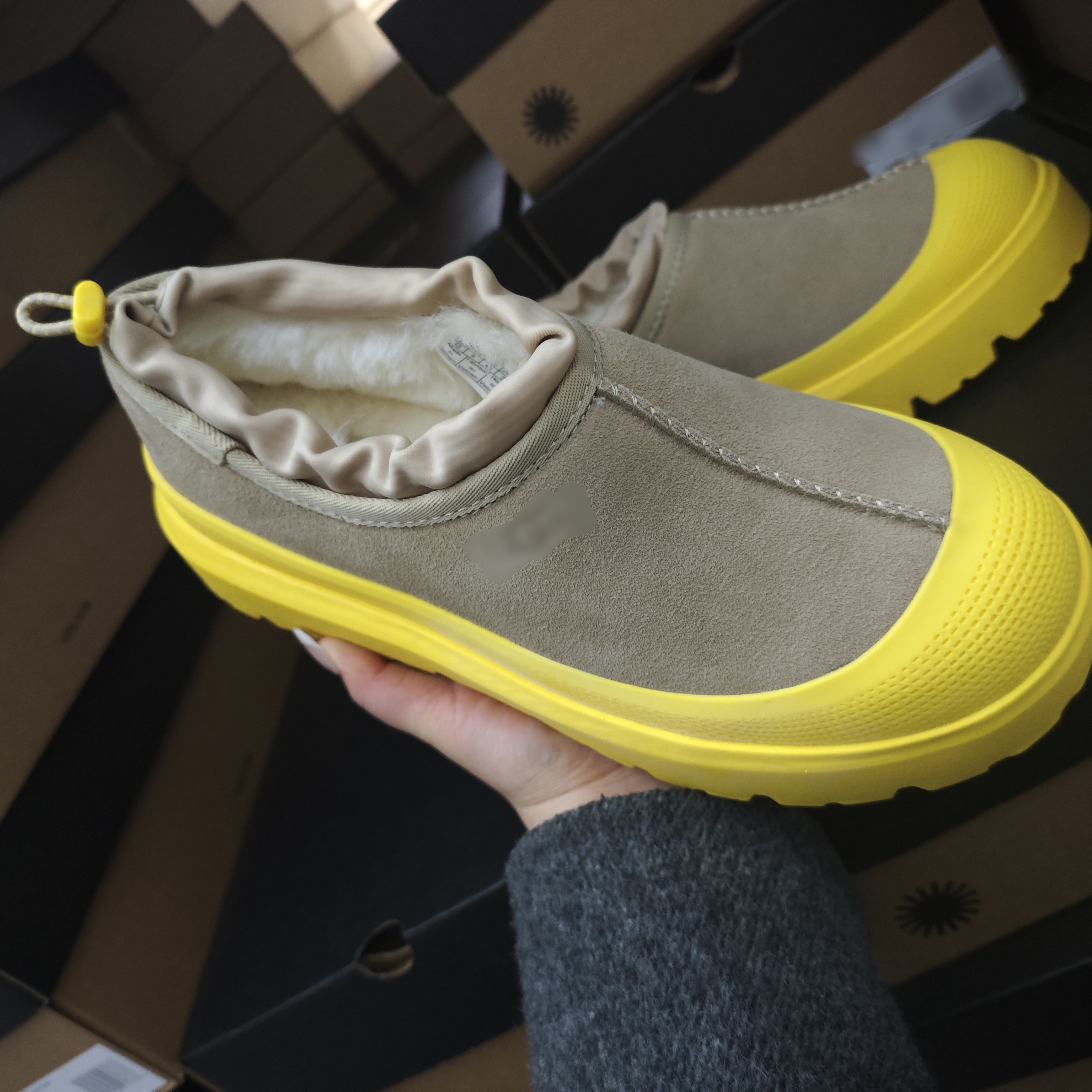 2025塔斯曼王一博同款情侣时尚保暖舒适桑坡皮毛一体雪地靴