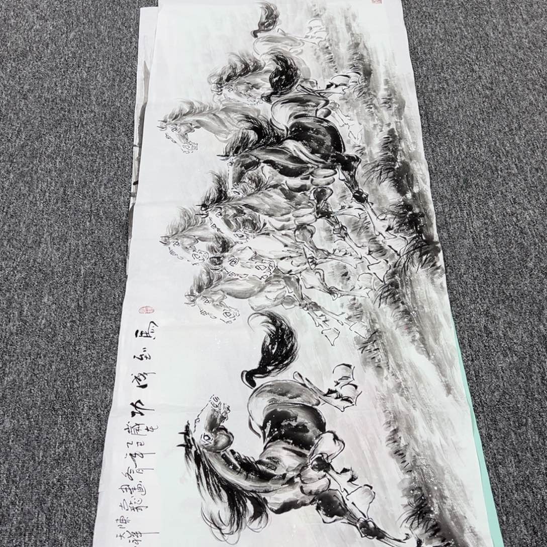 国画纯手绘字画教程分享