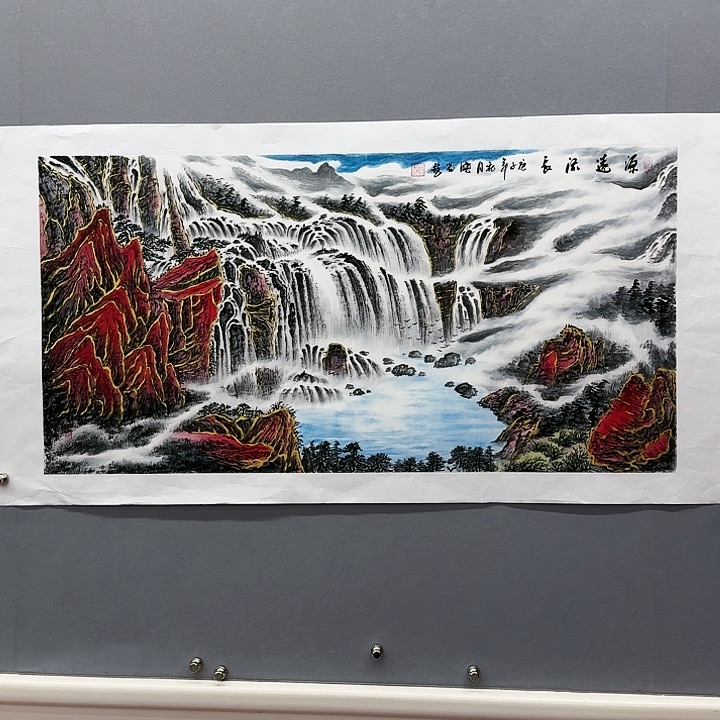 国画书法作品多次参加