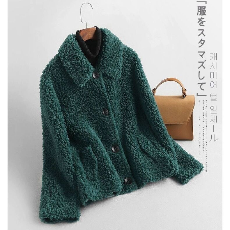 F8时尚百搭气质貂绒外套